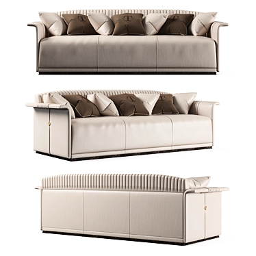 Luxury Turri Medison Sofa: Italian Elegance for Your Home 3D model image 1 