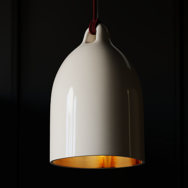Sleek Buffer Lamp by Wieki 3D model image 1 