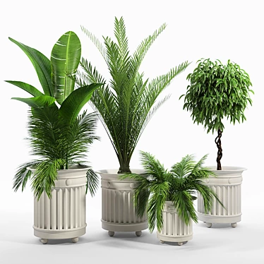Elevate Your Garden with the Prescott Planter 3D model image 1 