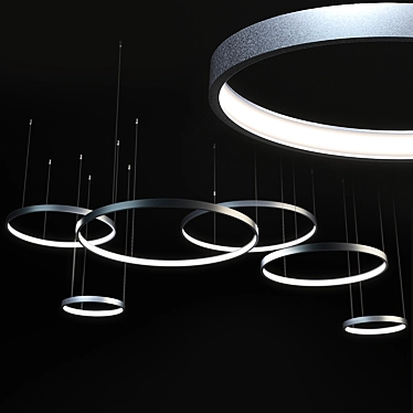 Ringlight - Modern, High-Tech, Loft Design 3D model image 1 