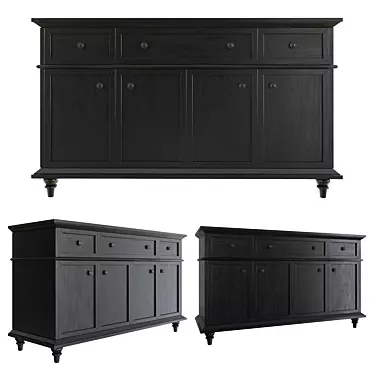 Crate and Barrel. Avalon black sideboard