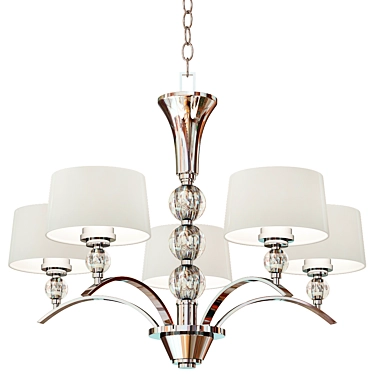 Elegant Murren Chandelier 3D model image 1 