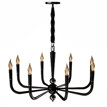 Elegance Illuminated: CANDELA Chandelier 3D model image 1 