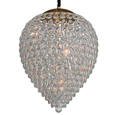 Classic Elegance: CANDELA_2 Chandelier 3D model image 1 