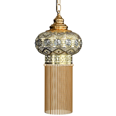 CANDELA_3 Chandelier: Elegant Illumination Accent 3D model image 1 