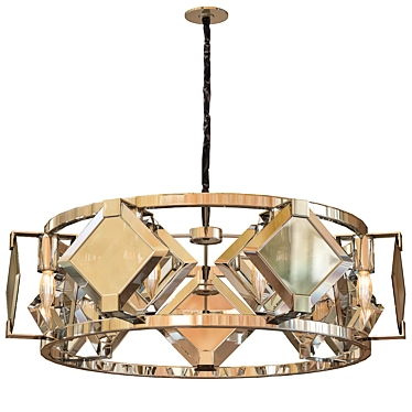 Elegance Illuminated: CANDELA_7 Chandelier 3D model image 1 