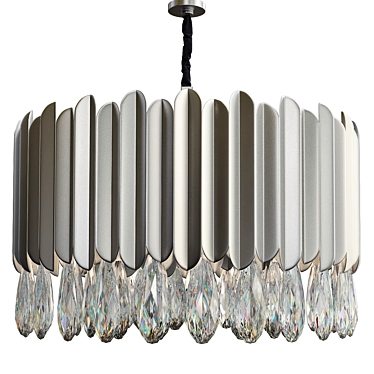 Elegant Crystal Chandelier: CANDELA_9 3D model image 1 