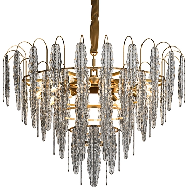 Elegant Illumination: CANDELA_14 Chandelier 3D model image 1 