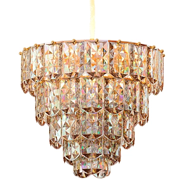 Elegant Glow: CANDELA_18 Chandelier 3D model image 1 