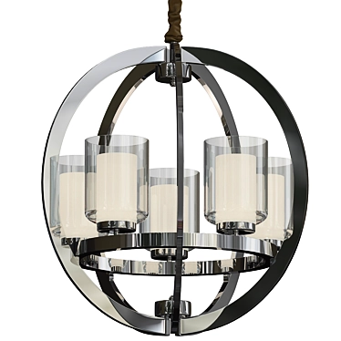 Radiant Glow Chandelier 3D model image 1 