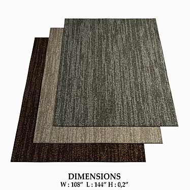 Superior 1052 SL Sonic Rugs 3D model image 1 