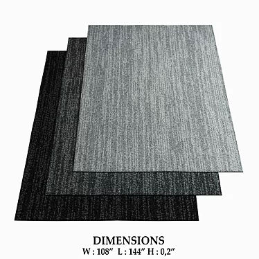 Superior 1052 SL Sonic Rugs 3D model image 1 