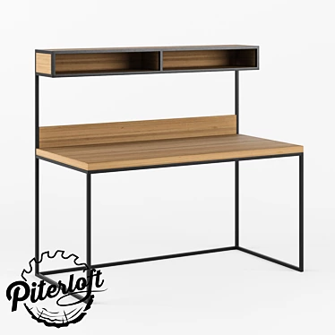 Industrial Loft Table: Beynard's Masterpiece 3D model image 1 