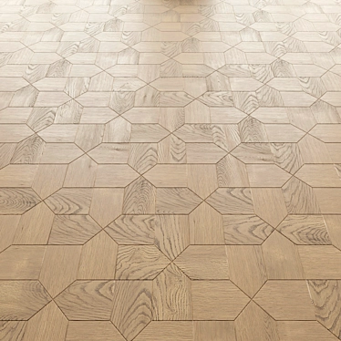 Short unique title for the product: 

Sakura Oak Parquet | Elegant and Timeless 3D model image 1 