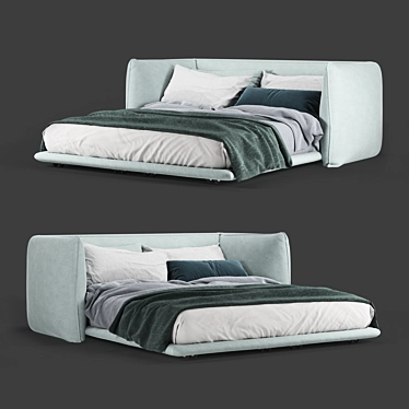 Elegant Bolzan Jill Daybed 3D model image 1 