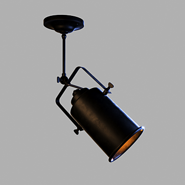 Streamline Pendant Searchlight 3D model image 1 