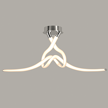 ARMONIA Chandelier: Elegant White LED 6723OHM 3D model image 1 