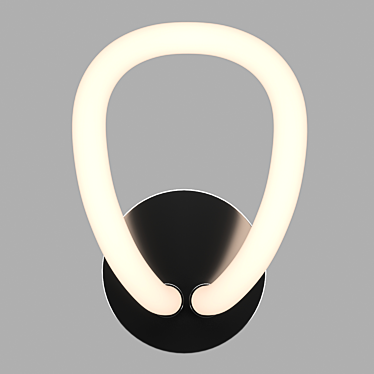 Mantra LINE Sconce: Elegant OM Design 3D model image 1 