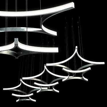 Starlight Symphony: Modern Lamp Composition 3D model image 1 