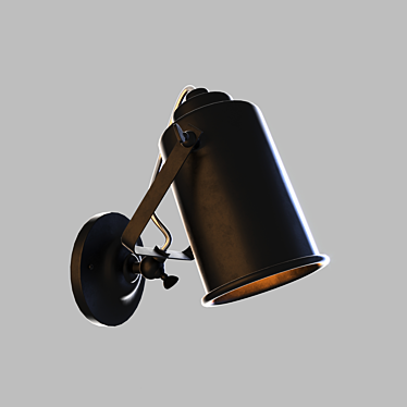 Industrial Loft Searchlight Bra 3D model image 1 