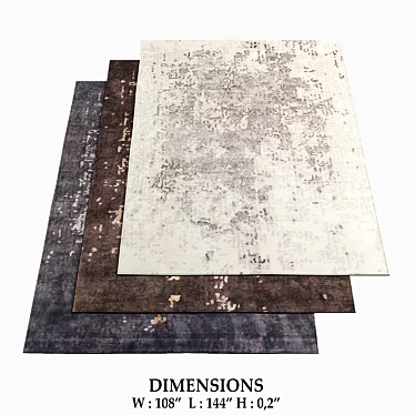 Title: West Rugs: Italian Elegance for Your Home 3D model image 1 