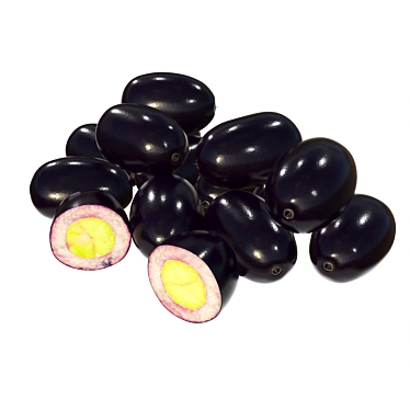 Premium Jambolan Plum Slices: Whole & Half 3D model image 1 