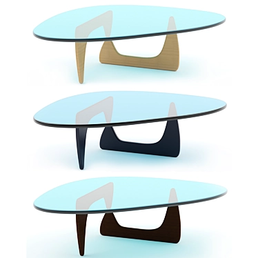 Vitra Coffee Table: Sleek, Modern Design 3D model image 1 