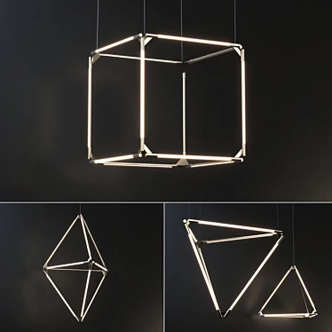 Sleek Modular Lighting System 3D model image 1 