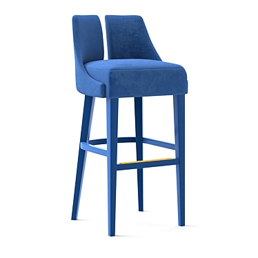 Elegant Polaire Barstool: Contemporary Design 3D model image 1 