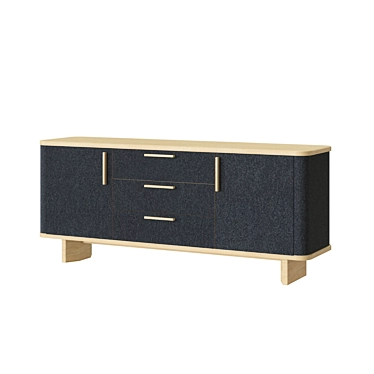 Stylish and Functional Ramona Sideboard 3D model image 1 