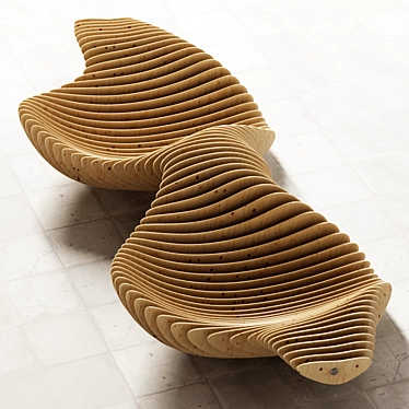 Parametric Bench: Versatile Design for Any Space 3D model image 1 