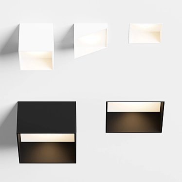 XAL Move It 45/85: Bold Square Lighting 3D model image 1 