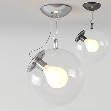 Modern Miconos Ceiling Light 3D model image 1 