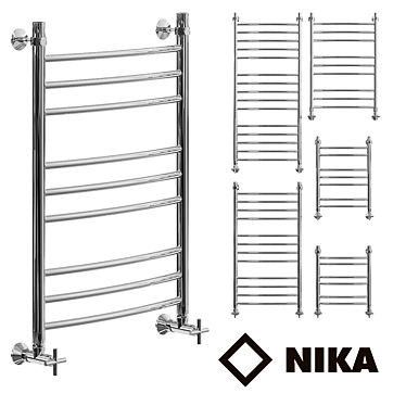 Nick LD_ (g2) Heated Towel Rail 3D model image 1 