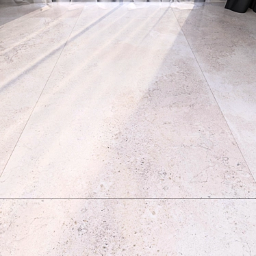 HD Marble Floor: Stunning Textures & Realistic Material 3D model image 1 