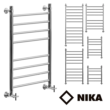 Nick LP_ (g) Heated Towel Rail: Stylish and Customizable 3D model image 1 