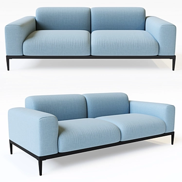 Elegant Comfort: freistil 166 Sofa 3D model image 1 