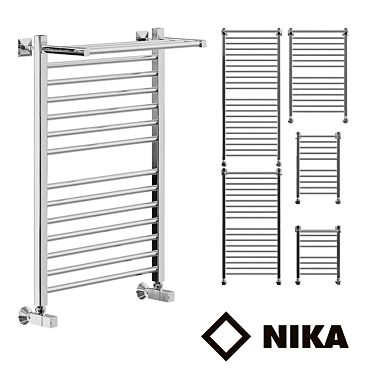 Nick LM3 Heated Towel Rail: Innovative Design and Customization 3D model image 1 