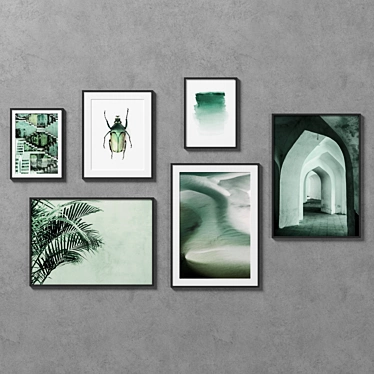 Modern Frames Collection 3D model image 1 