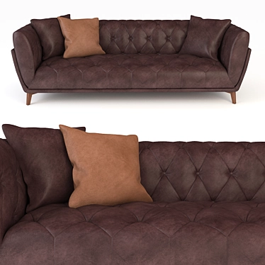 Modern Capetown Sofa with Texture 3D model image 1 
