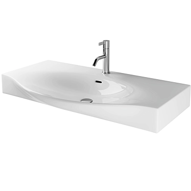 Laufen Porcelain Sink 3D model image 1 