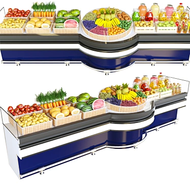 Missuri Cold Diamond - Fruit and Vegetable Store Display 3D model image 1 