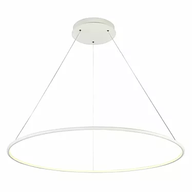 Nola MOD807-PL-01-60-W - Modern Pendant Lamp in White 3D model image 1 