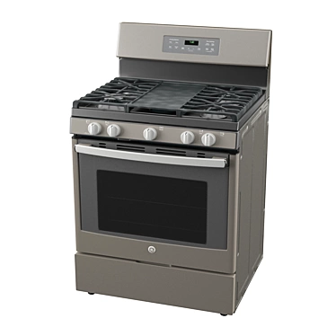 Versatile Standing Gas Range 3D model image 1 