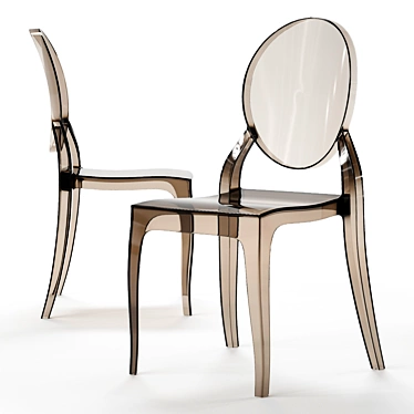 Modern Dining Chair: Sleek Design 3D model image 1 