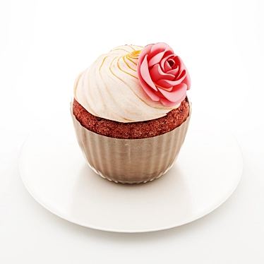 Sweet Treat: Russian Cupcake 3D model image 1 