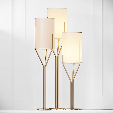 Arborescence CVL Floor Lamps: Stunning Illumination Solution 3D model image 1 