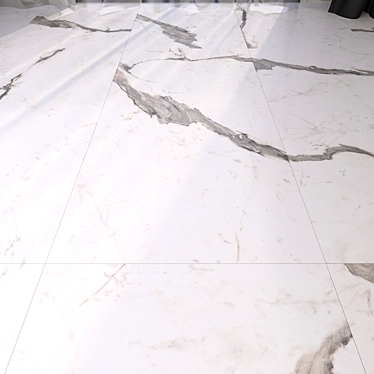 Exquisite Marble Flooring 3D model image 1 