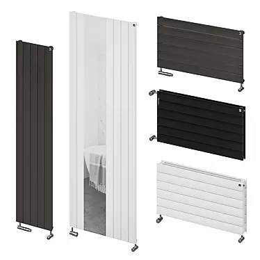 Elegant Zehnder Nova Radiators 3D model image 1 