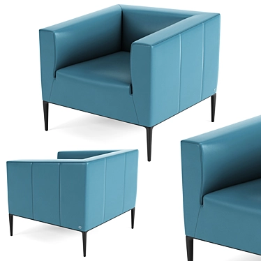 De Sede Armchair: Sleek & Stylish Seating 3D model image 1 